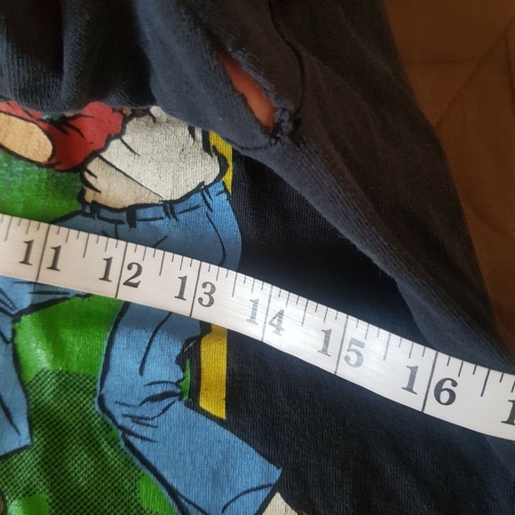 Hot Top T Shirt Sz Medium Black Graphic Cartoon Hobbies Games Gothic Grunge - Picture 11 of 12